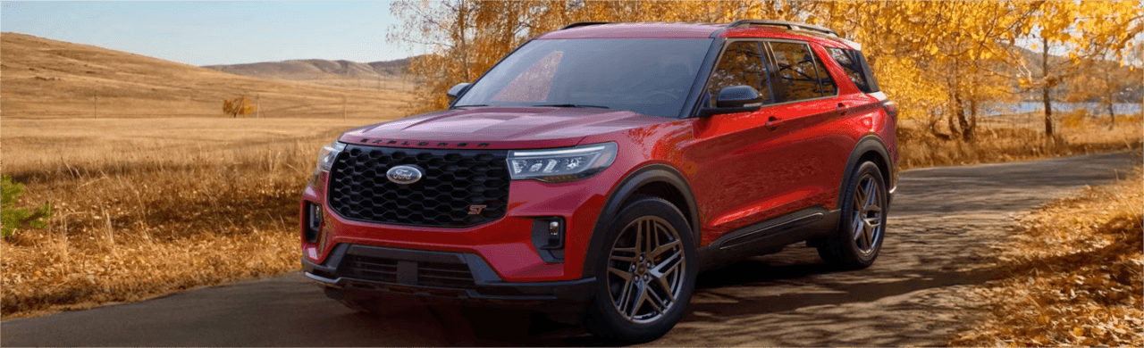 Compare 2026 Ford Explorer XLT, Limited, ST-Line, ST, and Platinum near Detroit